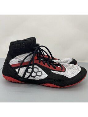 RUDIS Alpha 2.0 Wrestling Shoes Sneakers Black Red White Mens 11